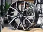 18 İnç Volkswagen Golf R-Line Jant 5x112 ET40 (Diamond Cut) - Görsel 2