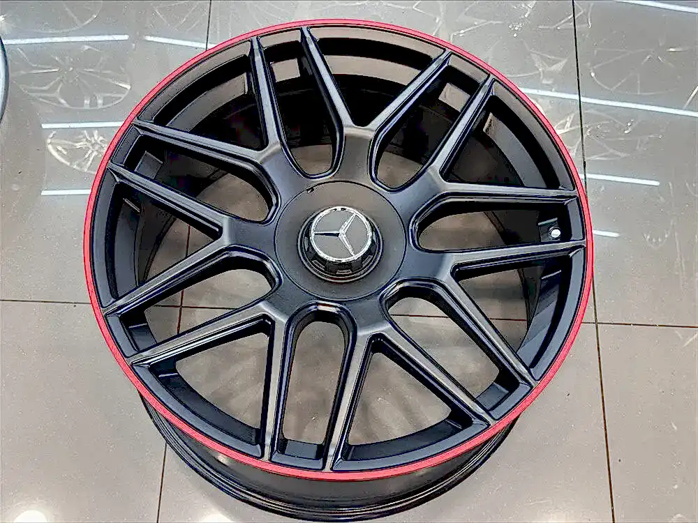 22" MERCEDES G63 KIRMIZI ŞERİT - Görsel 1