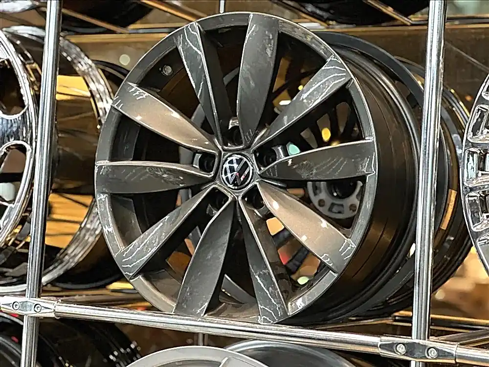 18 İnç Volkswagen Lugano Jant Takımı 5x112 ET41 (Gunmetal) - Görsel 2